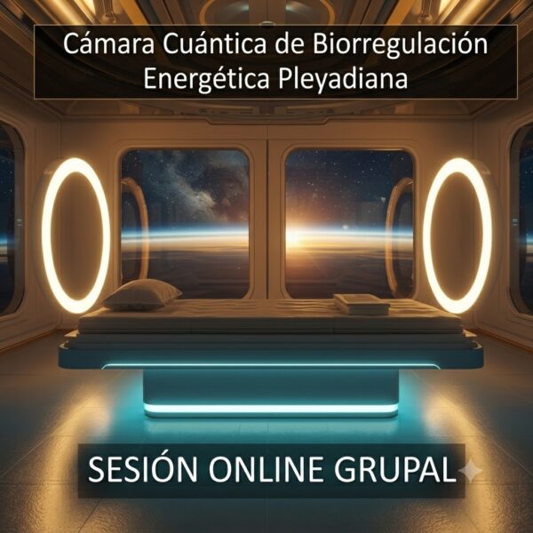 Sesión Grupal Cámara Cuántica de Biorregulación Energética Pleyadiana. OnLine 12 de noviembre 2026 a las 18:00 hora España